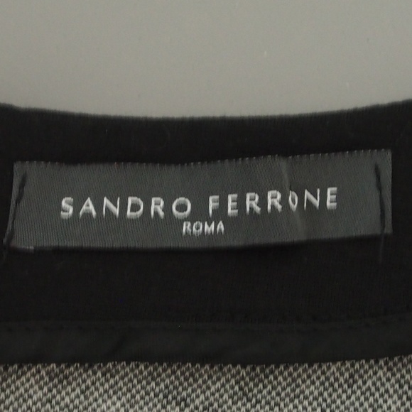 Sandro Ferrone Rome jacquard black and white dress - Picture 7 of 8